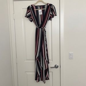New! Forever 21 high low wrap dress
